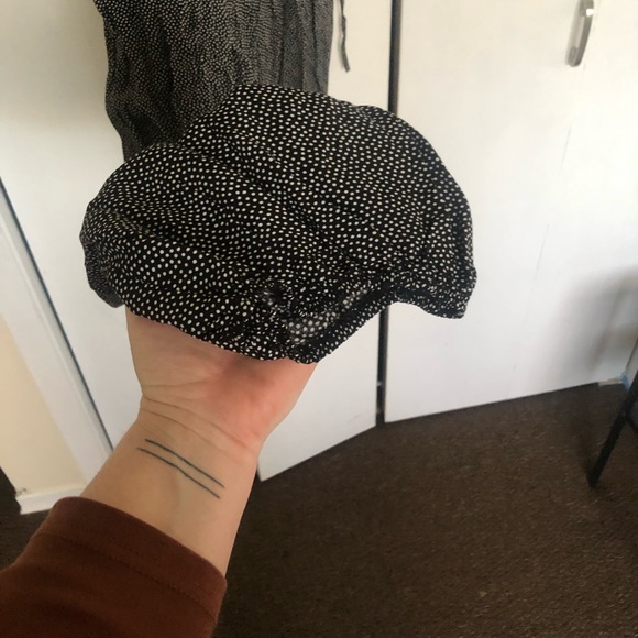 ASOS design strappy back jumpsuit with elasticated leg- black/white ⚪️⚫️⚪️⚫️⚪️ - Picture 12 of 13